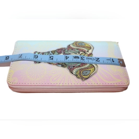 NEW Bohemian Elephant Long Wallet - Picture 12 of 14